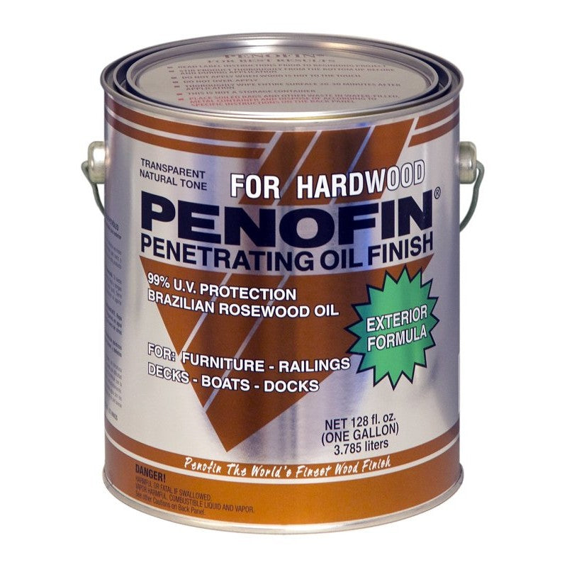 Penofin F3XHWGA Wood Stain, Transparent Natural, Liquid, 1 gal (Pack of 4)
