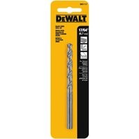 DEWALT DW1117 Jobber Drill Bit, 17/64 in Dia, 4-1/8 in OAL, Parabolic Flute, 17/64 in Dia Shank, Round Shank (Pack of 3)