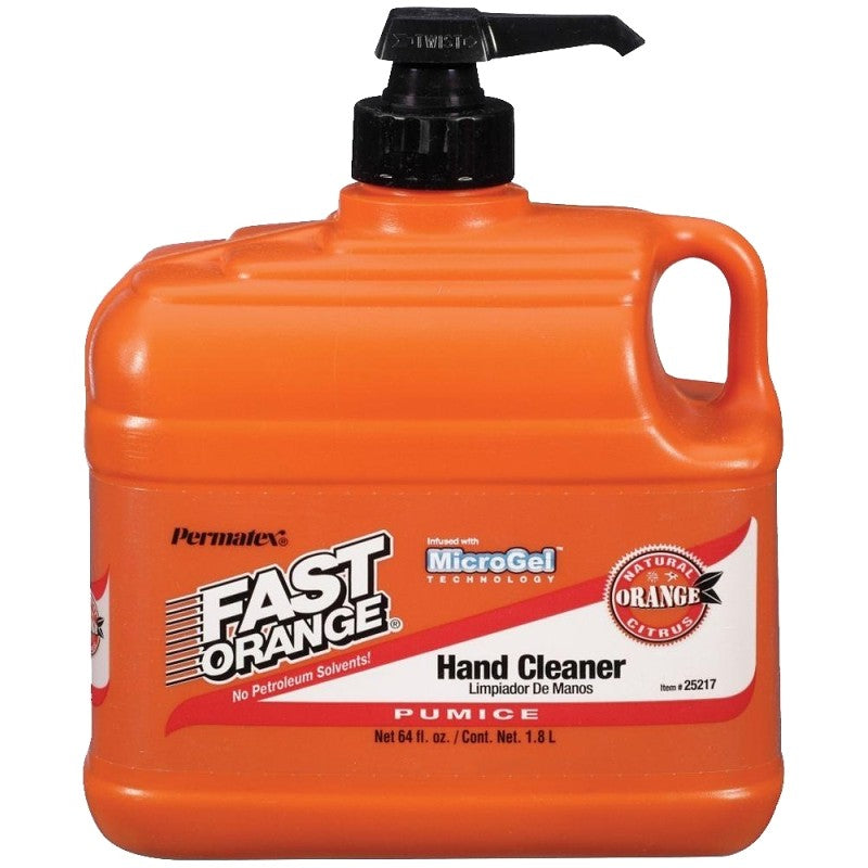 Fast Orange 25217 Hand Cleaner, Lotion, White, Citrus, 64 oz, Bottle