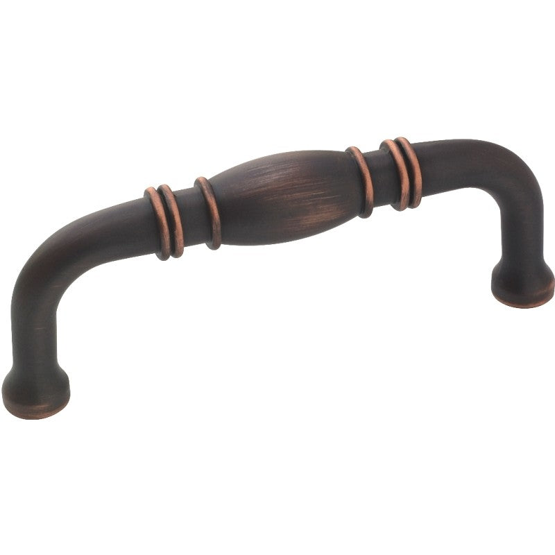 Amerock 1875417 Cabinet Pull, 3-3/8 in L Handle, 1-1/4 in Projection, Zinc, Oil-Rubbed Bronze