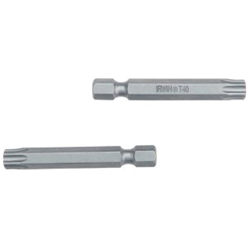 Irwin 93370 Power Bit, T25 Drive, Torx Drive, 1/4 in Shank, Hex Shank, 6 in L, S2 Steel