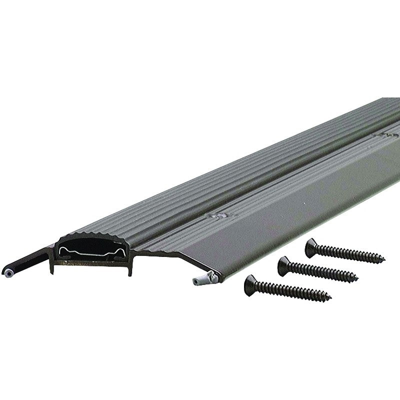 M-D 10116 Low Threshold, 36 in L, 3-3/4 in W, Aluminum, Bronze