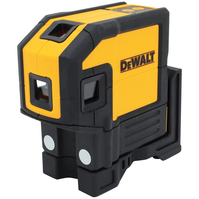 DEWALT DW0851 Laser Level, 165 ft, +/-1/8 in at 100 ft Accuracy, 5-Dot, Red Laser