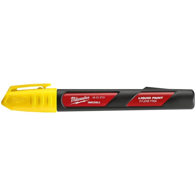 Milwaukee INKZALL Series 48-22-3721 Liquid Paint Marker, Red/Yellow, 6.09 in L