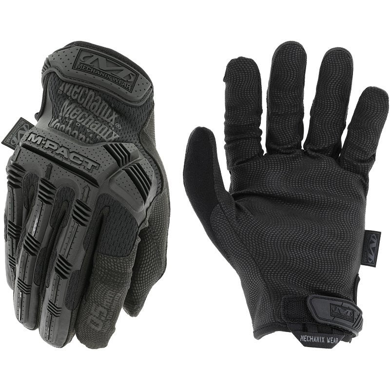Mechanix Wear M-Pact Series MPSD-55-009 Tactical Gloves, M, Full, Sweat Wipe Thumb, Hook and Loop Cuff, Covert