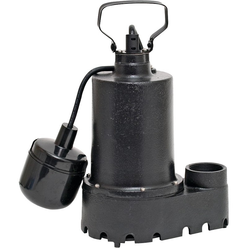 Superior Pump 92331 Sump Pump, 46 gpm, 4.1 A, 120 V, 0.33 hp, 1-1/2 in Outlet