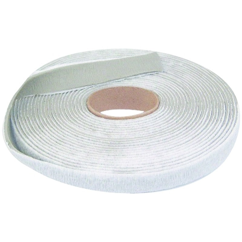 US Hardware R-010B Putty Tape, 3/4 in W, 30 ft L, 1/8 in Thick, Butyl, Gray