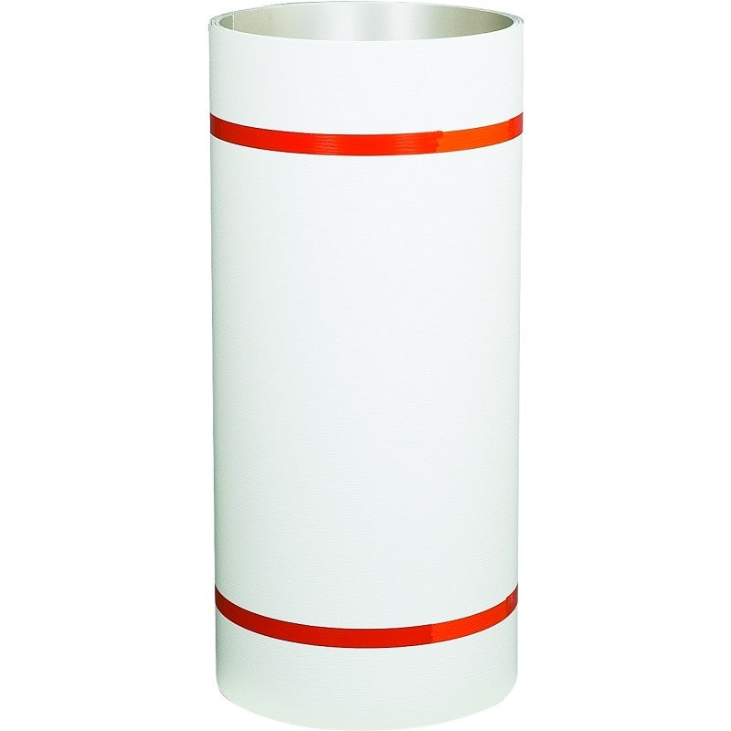 Amerimax 6912457 Trim Coil, 50 ft L, 0.018 Gauge, Aluminum, Lomar White