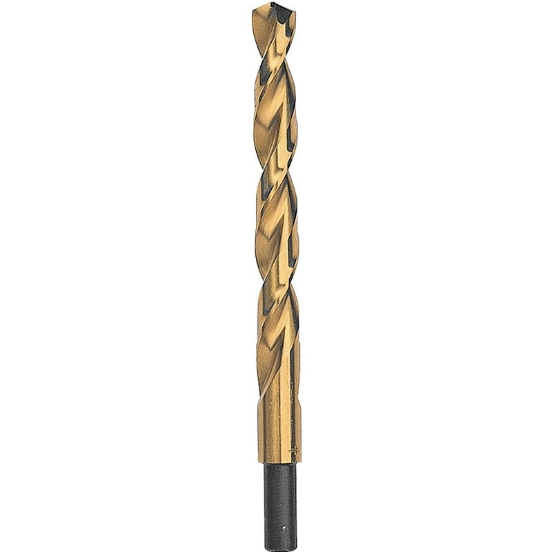 DEWALT DW1324 Jobber Drill Bit, 3/8 in Dia, 5 in OAL, Parabolic Flute, 3/8 in Dia Shank, Straight Shank