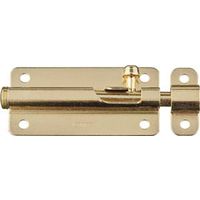 Spring Lock Barrel Bolt 3 Inch Bright Brass