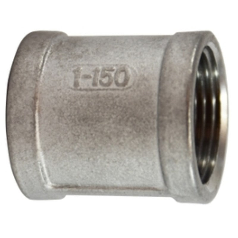 Midland Industries 62418BAG Pipe Coupling, 2 in, Stainless Steel, 300 psi Pressure