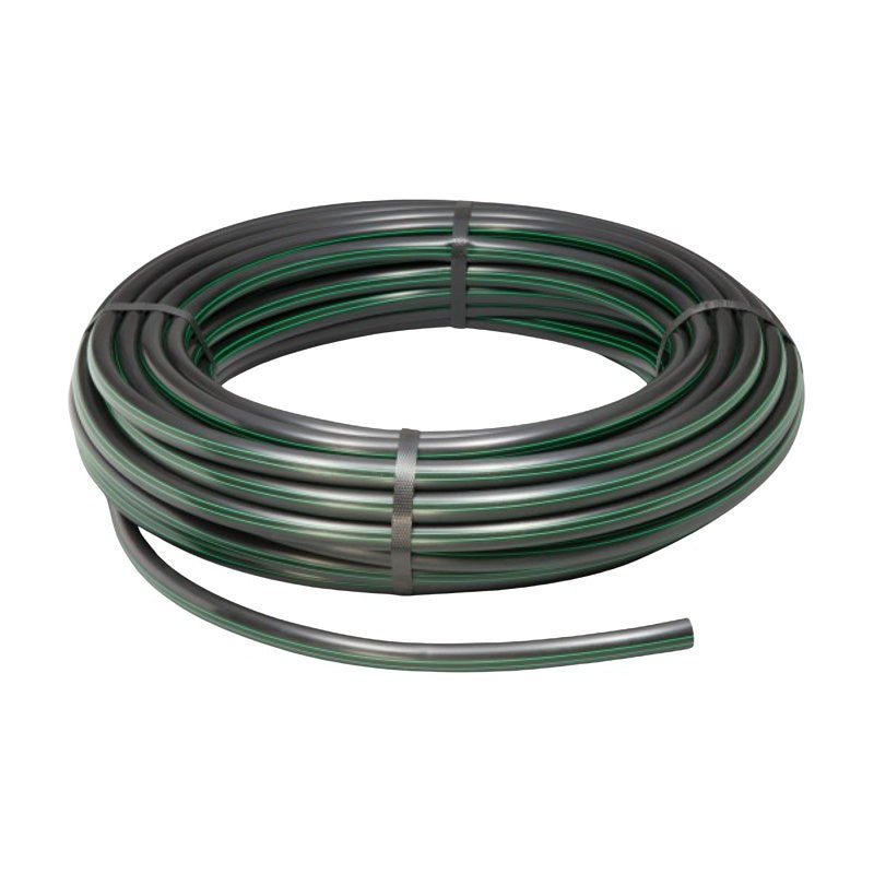 Rain Bird T63-100S Blank Distribution Tubing, 0.54 in ID, 100 ft L, Plastic, Black