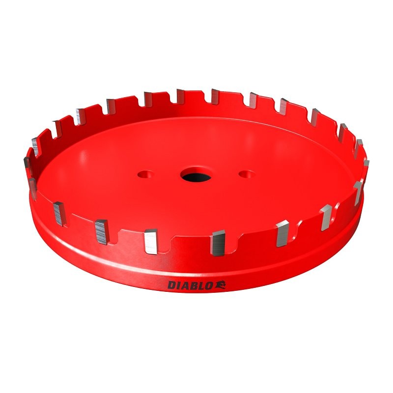 Diablo Steel Demon DHS4500CF Hole Cutter, 4-1/2 in Dia, Carbide Cutting Edge
