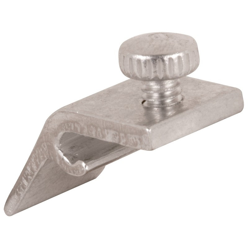 Make-2-Fit PL 7949 Storm Door Panel Clip, 1 in L x 1/2 in W x 7/16 in D Dimensions, Aluminum, Mill