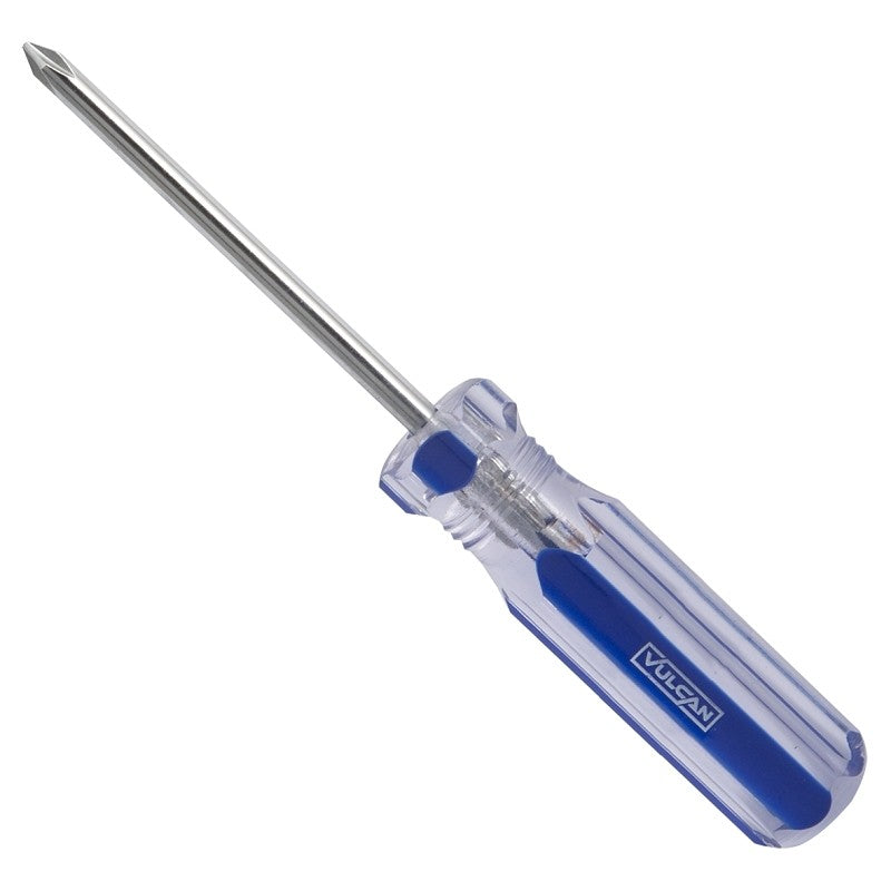 Vulcan TB-SD07 Screwdriver, 1 Drive, Phillips Drive, 6 in OAL, 3 in L Shank, Plastic Handle
