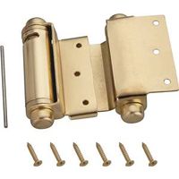 Double Action Spring Hinge 3 Inch Satin Brass