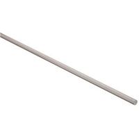 Round Solid Rod 48 Inch By 1/4 Inch Diameter Mill Finish Aluminum