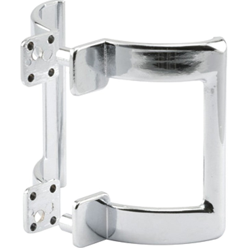 Prime-Line M 6160 Shower Door Handle Set, 2-1/4 in L Handle, Chrome