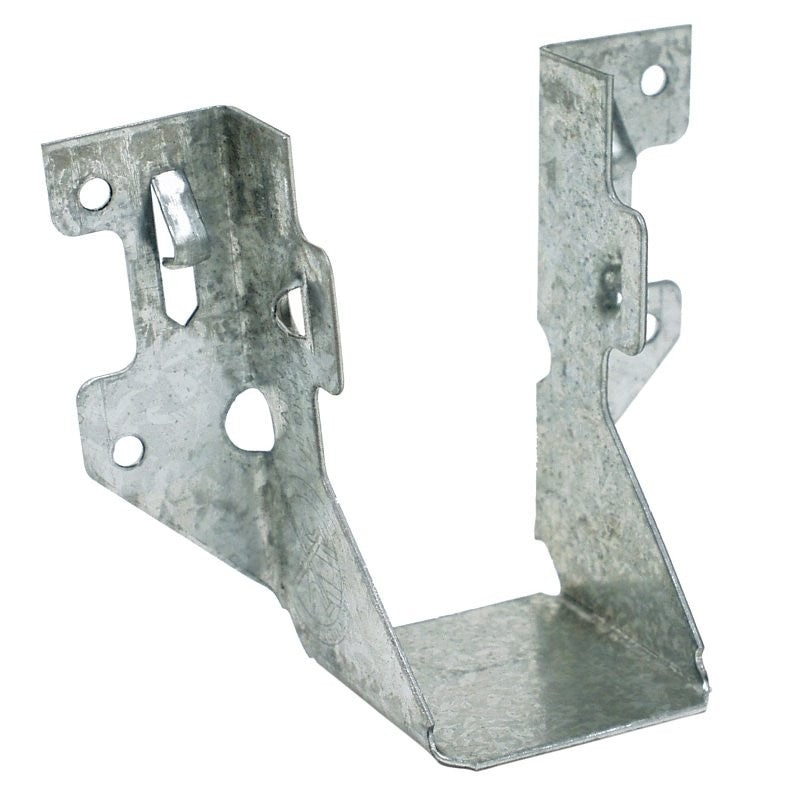 Simpson Strong-Tie LUS Series LUS24 Joist Hanger, 3-1/8 in H, 1-3/4 in D, 1-9/16 in W, 2 x 4 in, Steel, Galvanized, Face (Pack of 100)