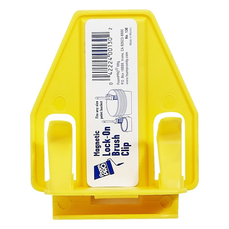 Foampro 130 Brush Clip, Clamp-On, Magnetic, For: 1 gal Paint Can, Plastic Pail (Pack of 20)