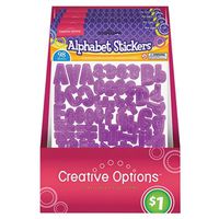 332 Piece Alphabet And Number Stickers In Multiple Colors