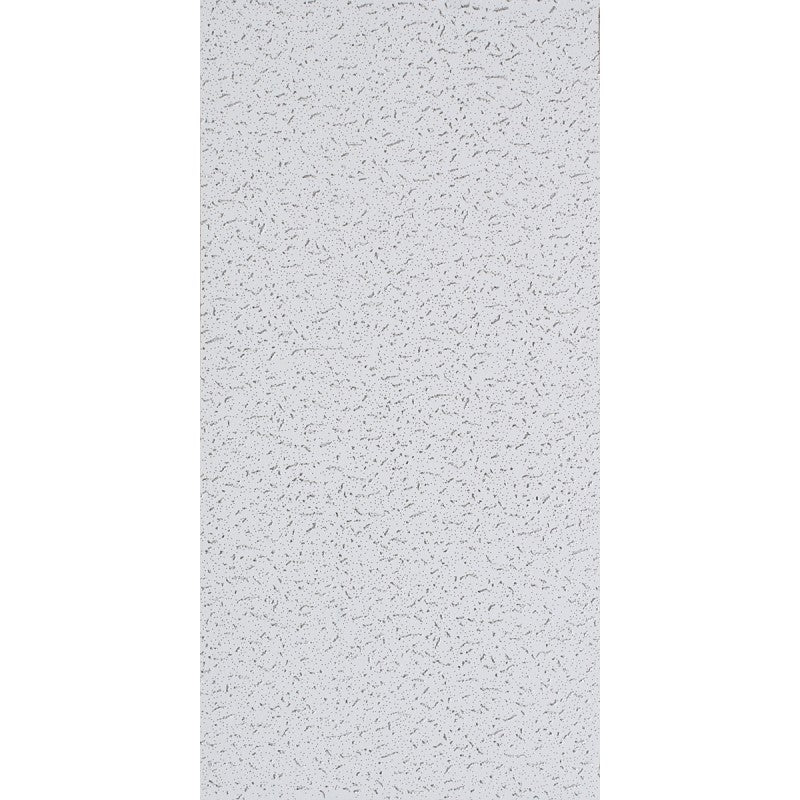 USG Fifth Avenue 220 Ceiling Panel, 4 ft L, 2 ft W, 5/8 in Thick, Mineral Fiber, White