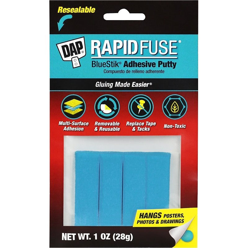 DAP Bluestik 01201 Adhesive Putty, Blue (Pack of 12)