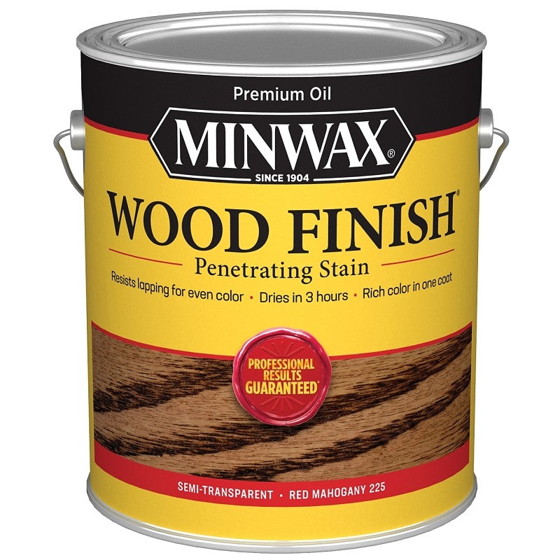Minwax Wood Finish 710770000 Wood Stain, Red Mahogany, Liquid, 1 gal, Can (Pack of 2)