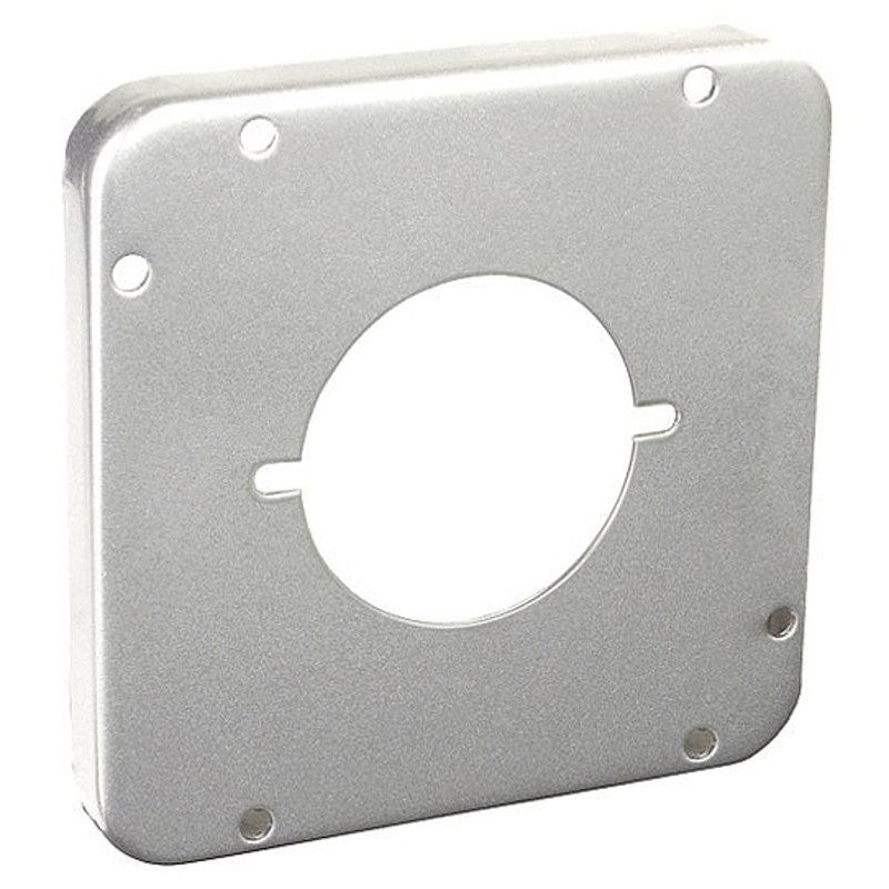 Southwire 72C44-UPC Box Cover, 1/2 in L, 4-11/16 in W, Square, 1-Gang, Steel, Galvanized