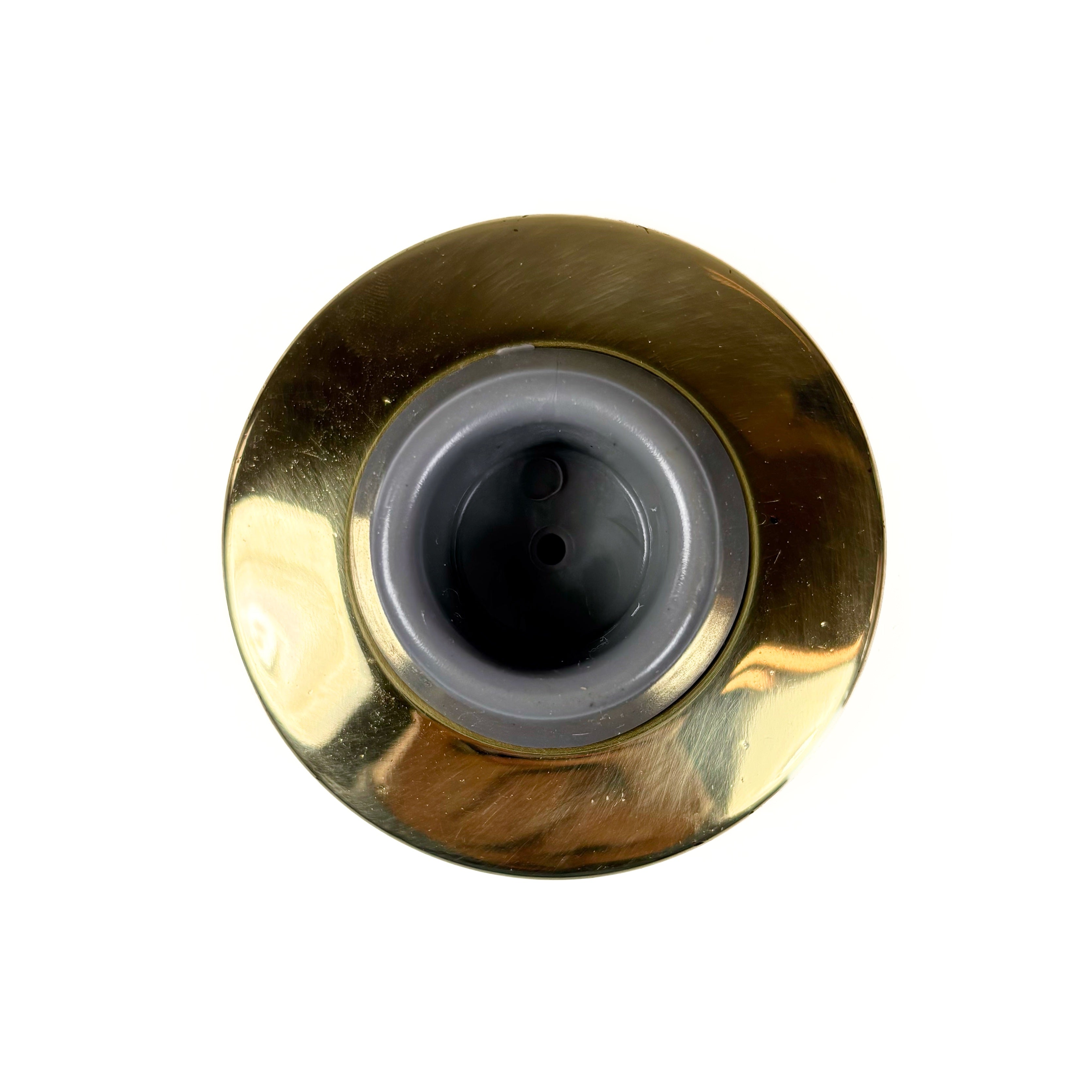 Commercial Concave Wall Door Stop 2-1/2 Inch Bright Brass (POS)
