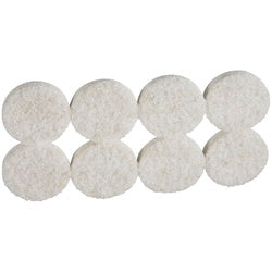 Felt Pads 1-1/4 Inch Round Neutral 16 Pack