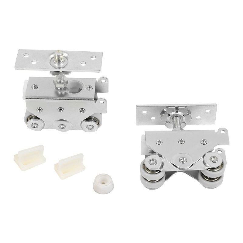 Renin PD200-07200-AL Hardware Track Set, 72 in L Track, Aluminum, For: Heavy-Duty Pocket Door