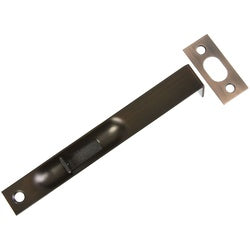 Square Corner Recessed Flush Bolt 6 Inch Antique Bronze On Solid Brass