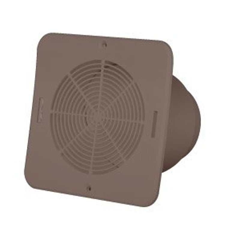 Duraflo 646015BR Soffit Exhaust Vent, 5-3/4 in W, Vinyl, Brown