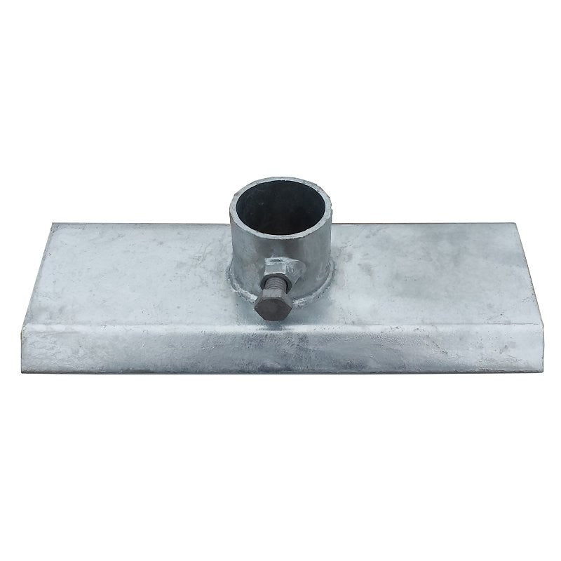 BASE PLATE STEEL GALV 6 X 12IN