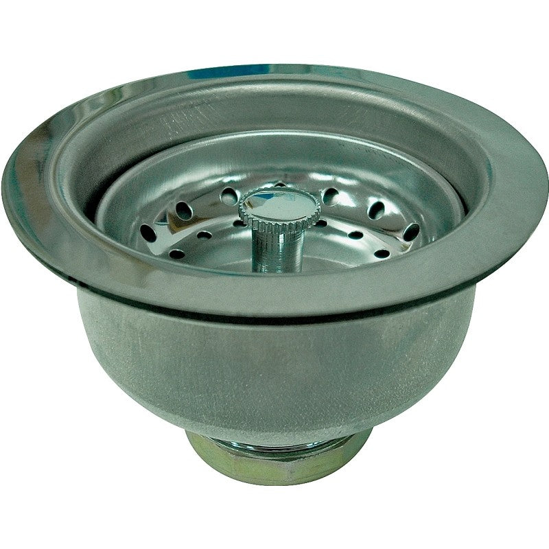 ProSource 122043-3L Basket Strainer Assembly, 4-1/2 in Dia, For: 3-1/2 to 4 in Dia Opening Sink