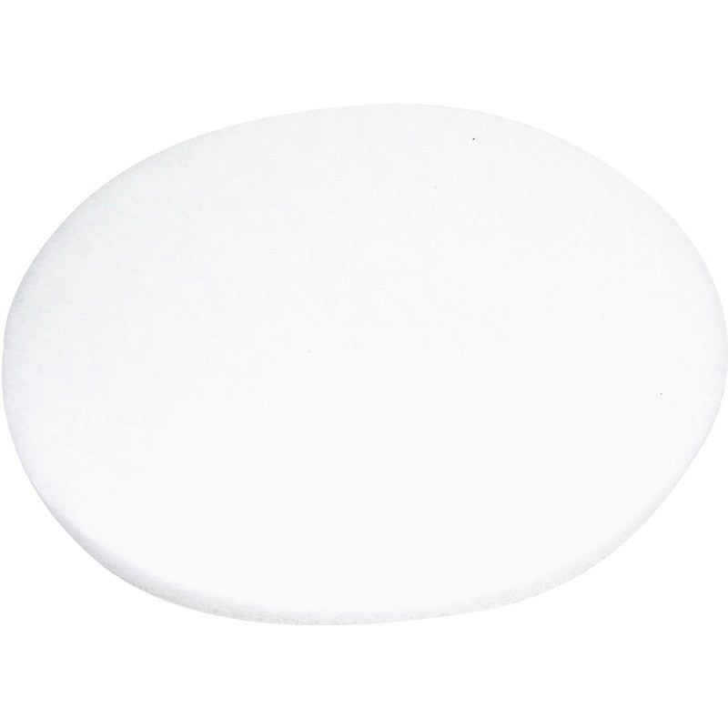 North American Paper 422214 Polishing Pad, White (Pack of 5)