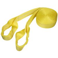 Tow Strap With Loops 20 Foot 4000 Pound Safe Working Load 12000 Pound Breaking