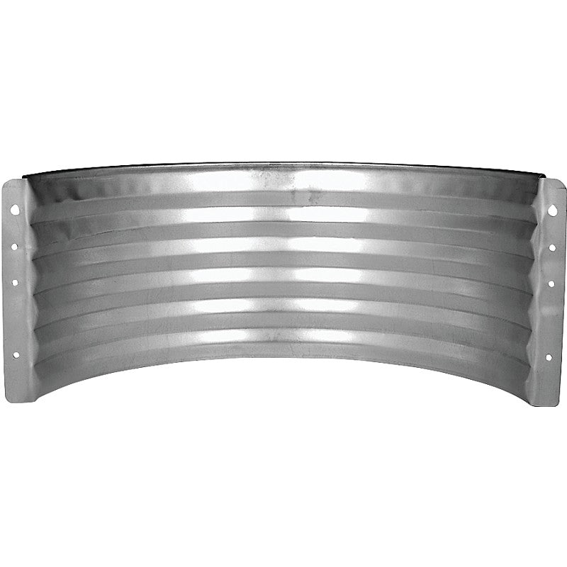Marshall Stamping AWR24/683 Area Wall, 16 in L, 37 in W, 24 in H, Galvanized Steel