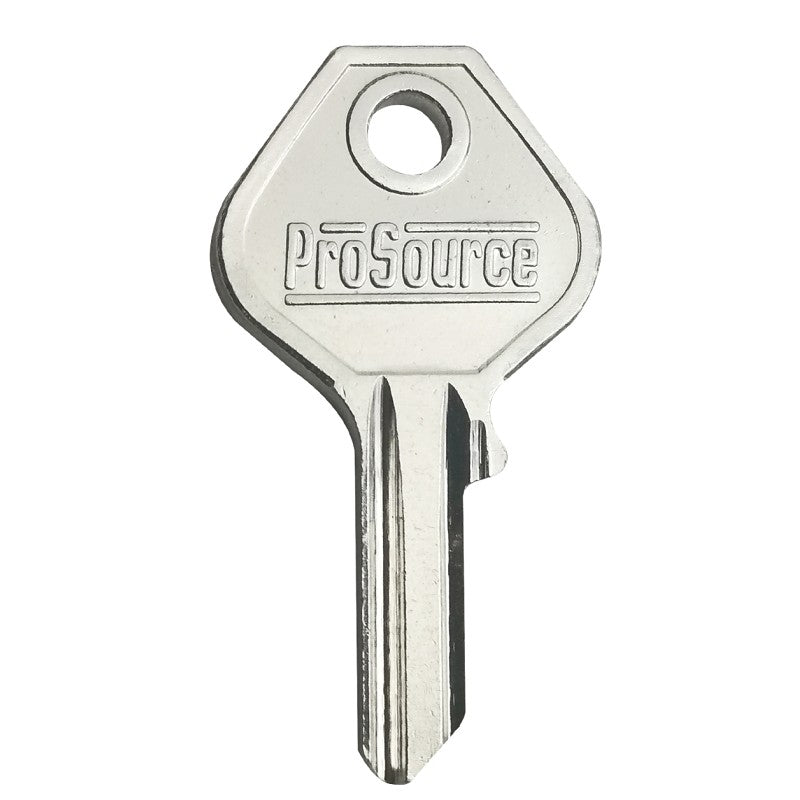 ProSource KB20-B Key Blank, Brass, Nickel, For: 238-6704 20 mm Brass ProSource Padlocks (Pack of 10)