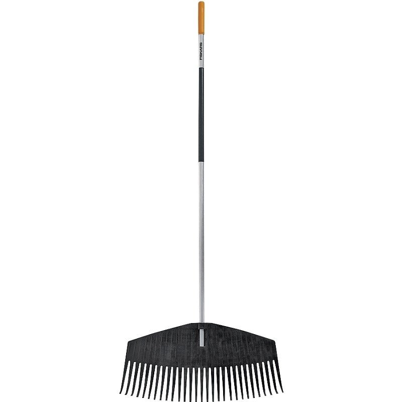 Fiskars 96605935 Leaf Rake, Plastic Tine, 29-Tine, Aluminum Handle, 67 in L Handle
