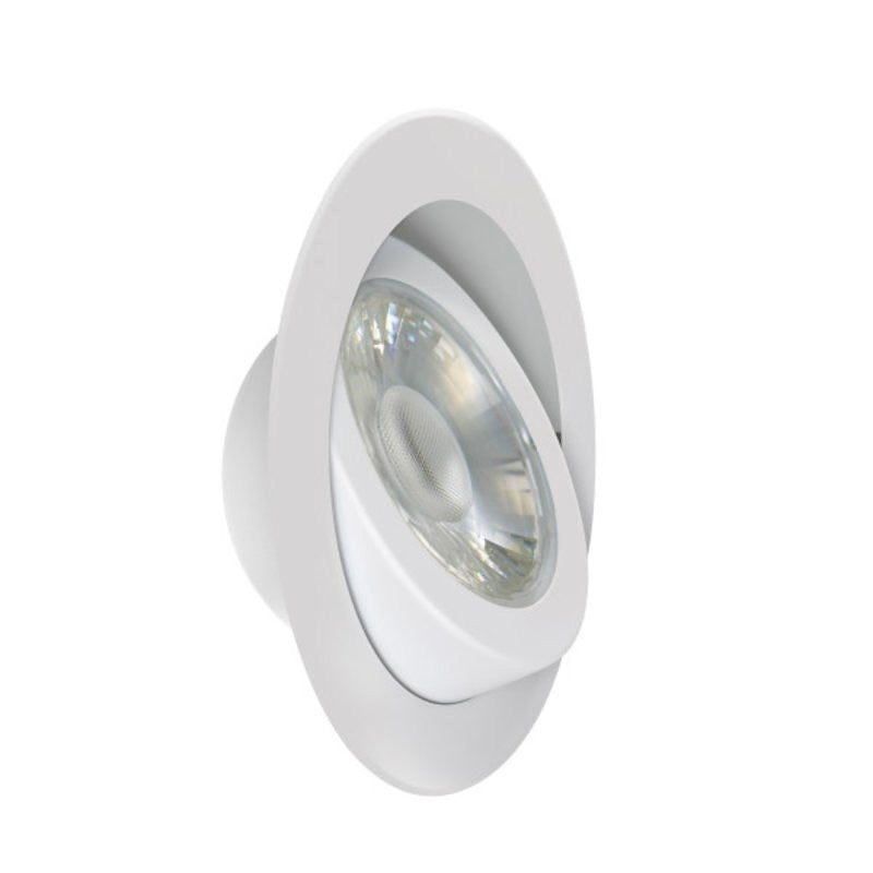 Feit Electric LEDR4XT/ADJ/6WYCA LED Downlight, 11 W, 120 V, LED Lamp, Aluminum/Plastic, White, Frost (Pack of 4)
