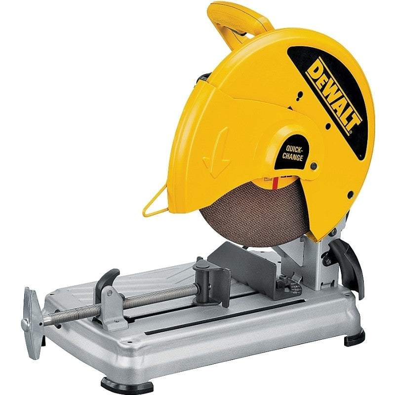 DEWALT D28715 Chop Saw, 120 V, 15 A, 14 in Dia Blade, 4-1/2 x 6-1/2 in Rectangular, 5 in Round Cutting Capacity