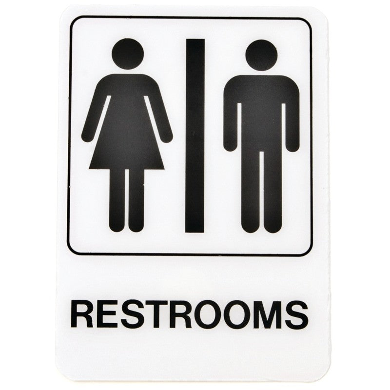 SIGN DECOR WOMEN 3X9IN PLASTIC (Pack of 5)