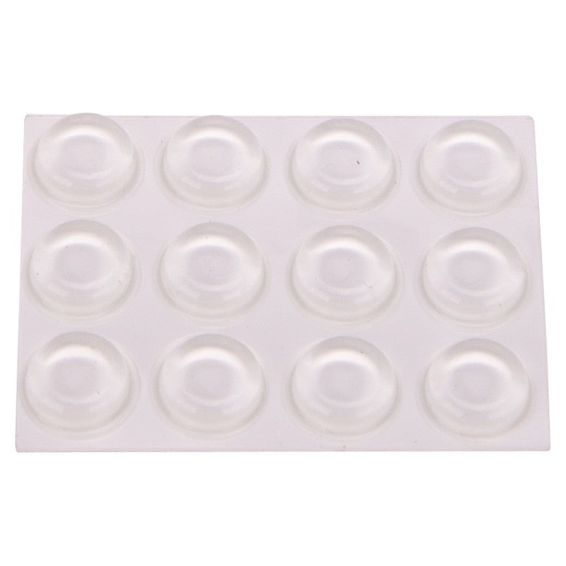 ProSource FE-50762A-PS Furniture Bumper Pad, 1/2 in, Dome, PU