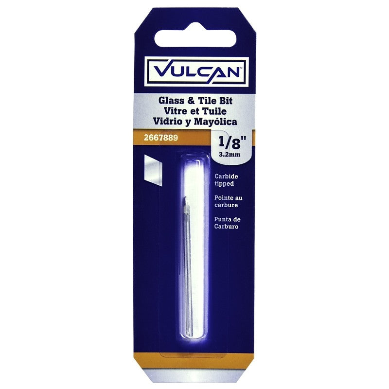 Vulcan 263011OR Jobber Length Drill Bit, 1/8 in Dia, Flat Shank