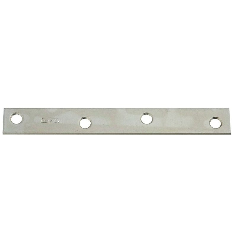 National Hardware N220-285 Mending Brace, 6 in L, 3/4 in W, Steel, Zinc, Screw Mounting (Pack of 5)