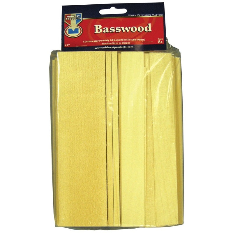 Midwest Products 17 Craft Wood, Basswood