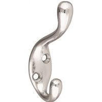 Heavy Duty Upscale Coat And Hat Hook Chrome