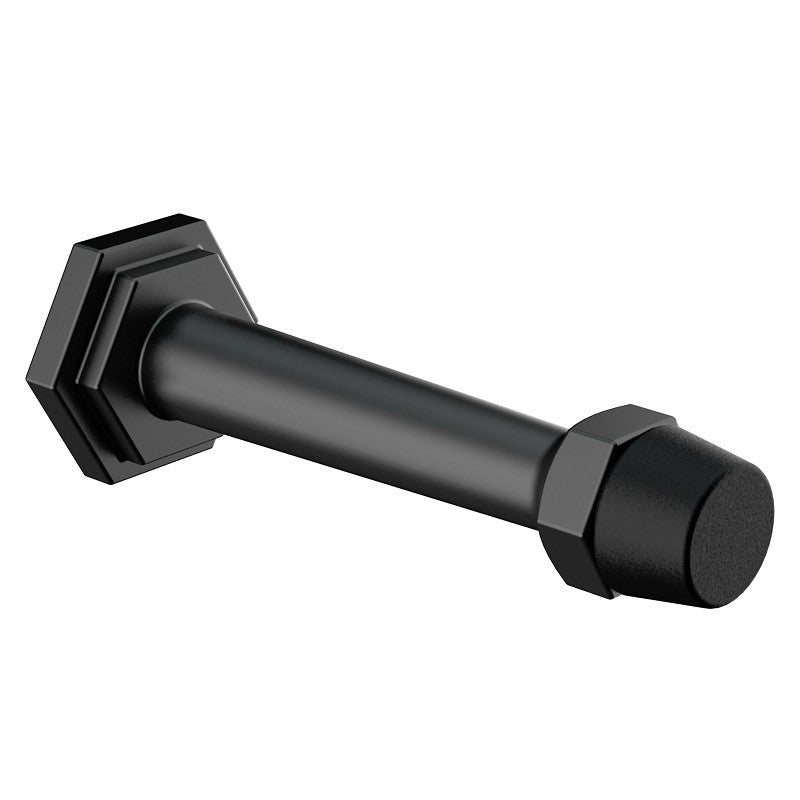 National Hardware Powell N830-530 Door Stop, 31/32 in Dia Base, 3 in Projection, Zinc, Matte